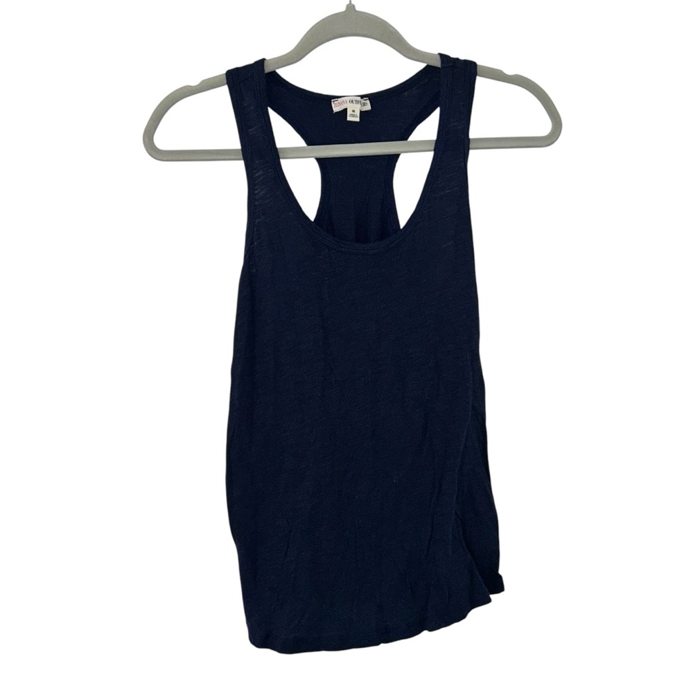 Navy Blue Zenana Outfitters Fitness Tank Top Shirt Women’s Size Medium Athletic!